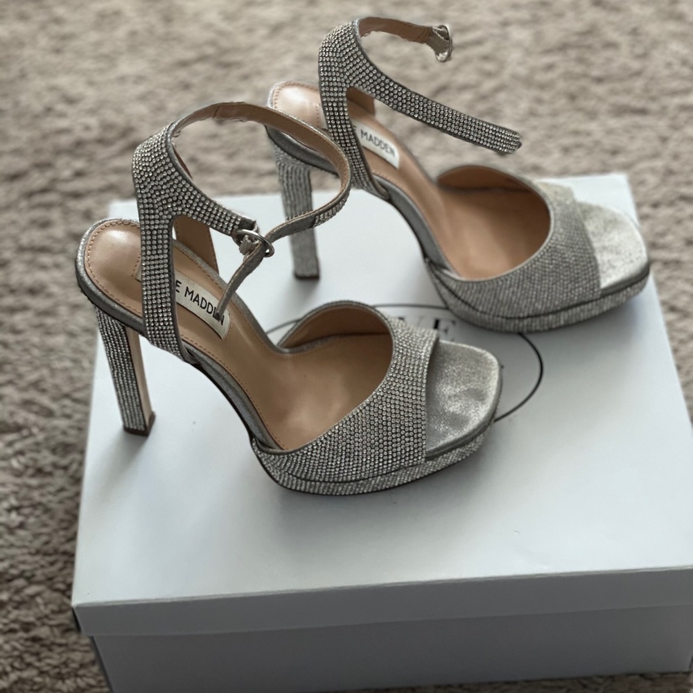 Steve Madden Rhinestone Heels *WORN ONCE*